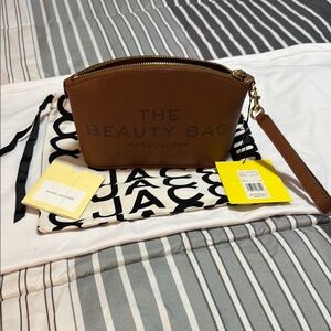 Marc Jacobs Brown Cosmetic Case